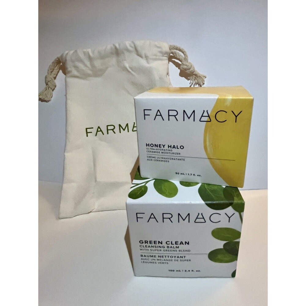 Farmacy Honey Halo Moisturizer  & Green Clean Cleansing Balm Duo BRAND NEW